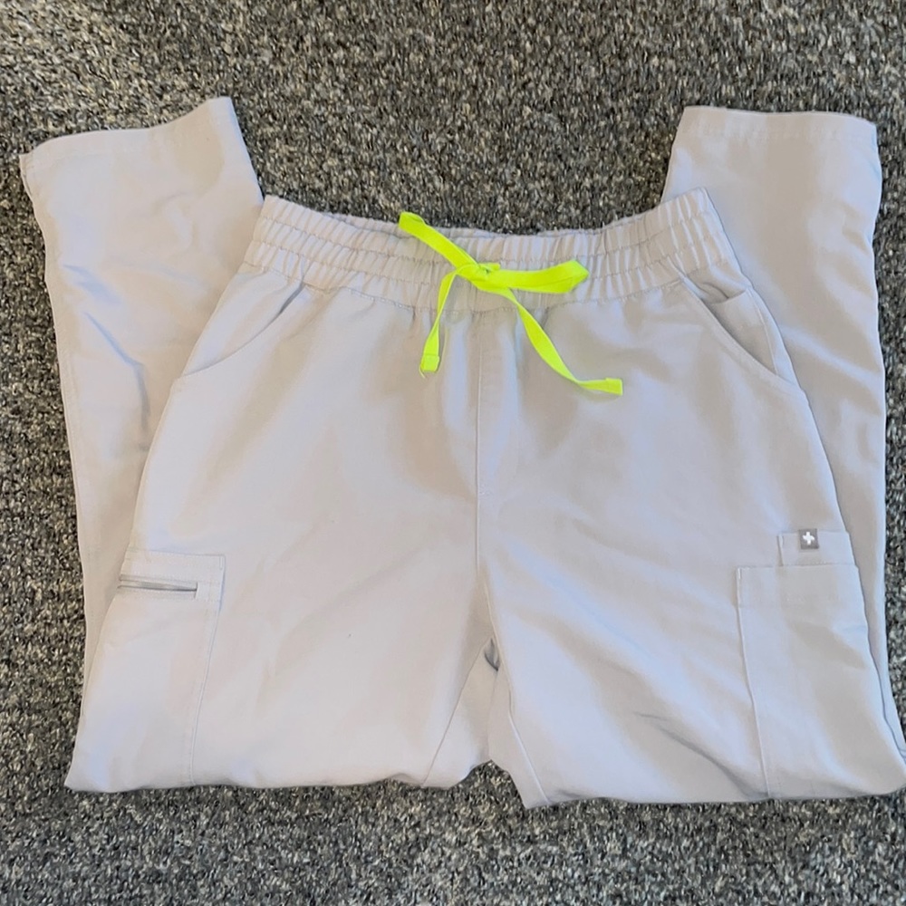 FIGS SLATE HIGHWAISTED YOLA BOTTOMS